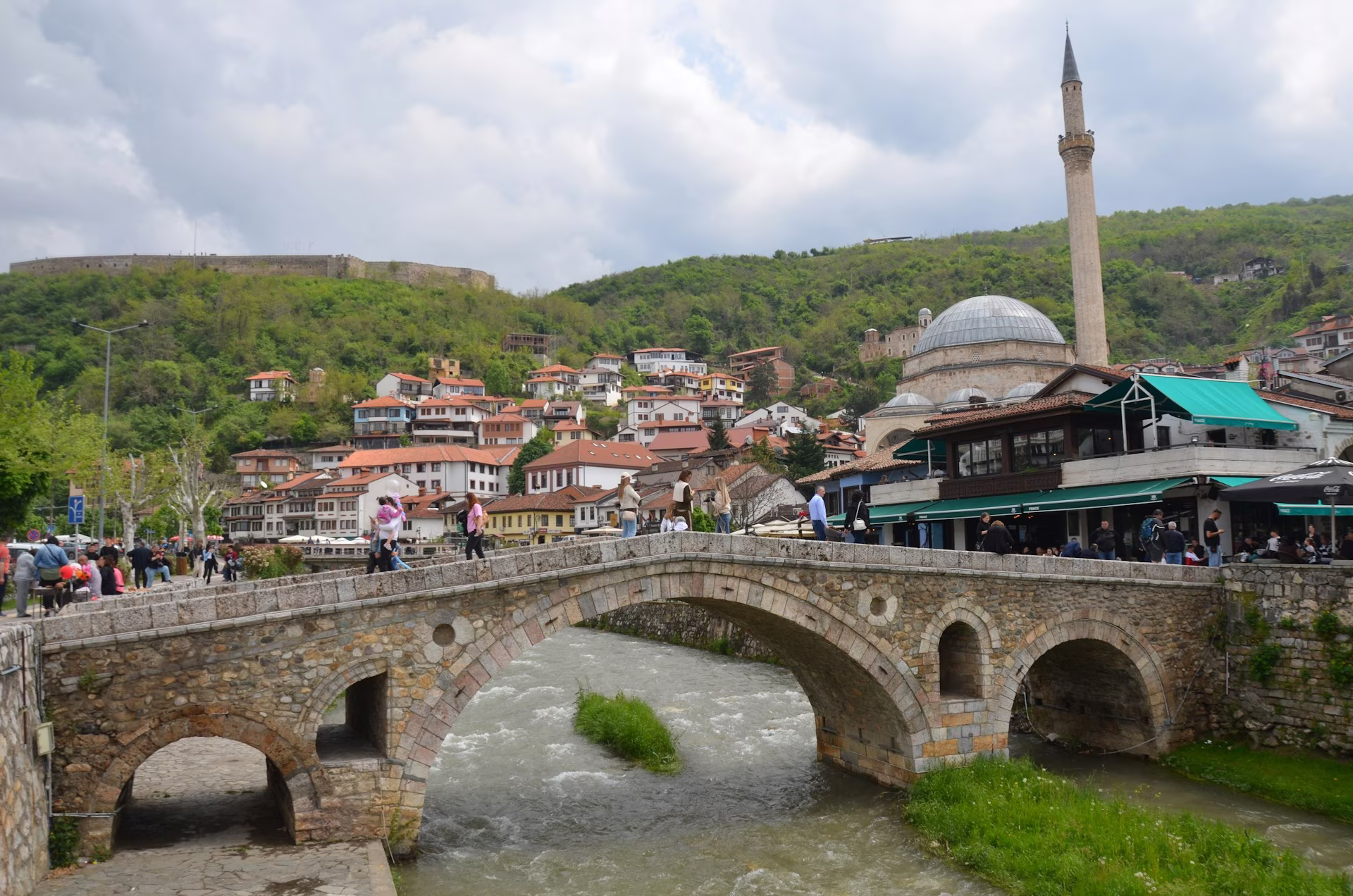 Ottoman old town and the Stone Bridge, Prizren