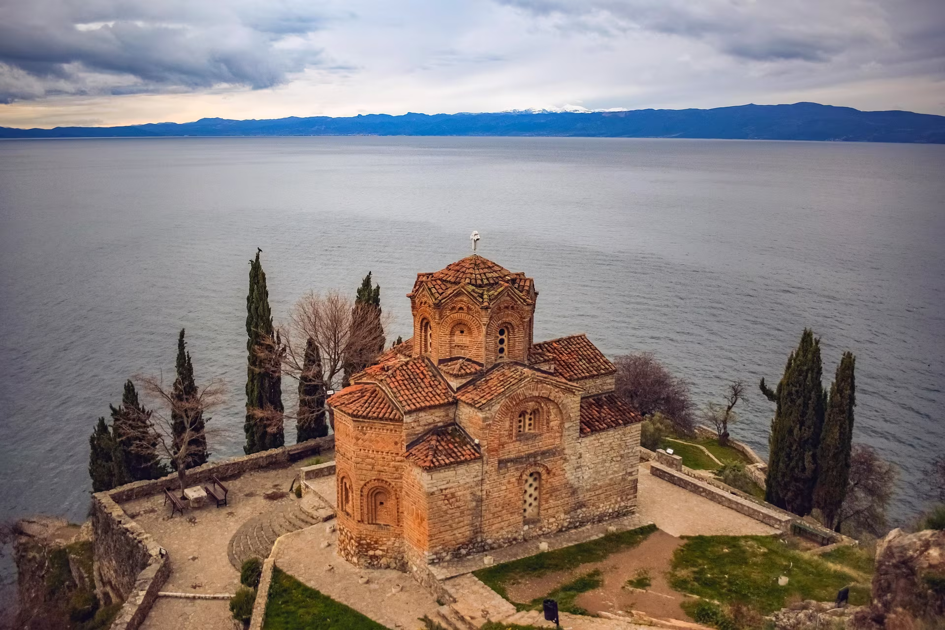 Church of Sveti Jovan at Kaneo, Lake Ohrid